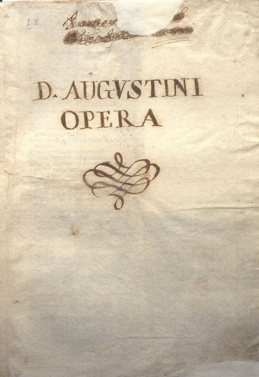 AUGUSTINUS AURELIUS OPUSCULA POSSIDUS DE VITA ET MORIBUS SANCTI AUGUSTINI VENEZIA 1491